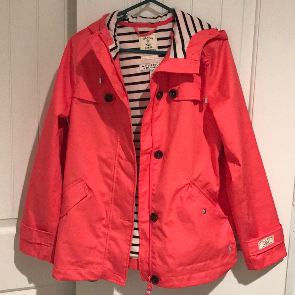 Joules women’s coast waterproof hooded jacket